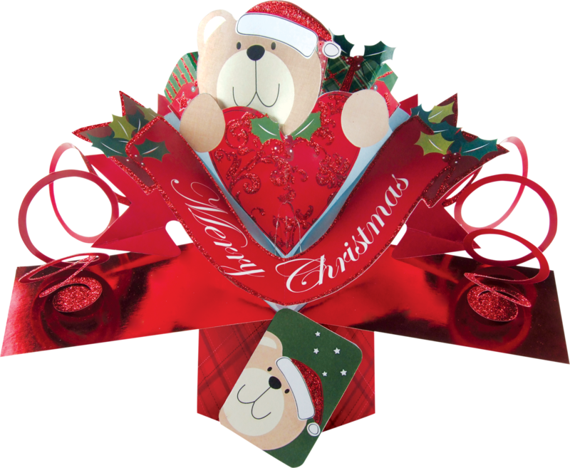 Second Nature Xmas Petite Pop Ups Christmas Greeting (800x657)