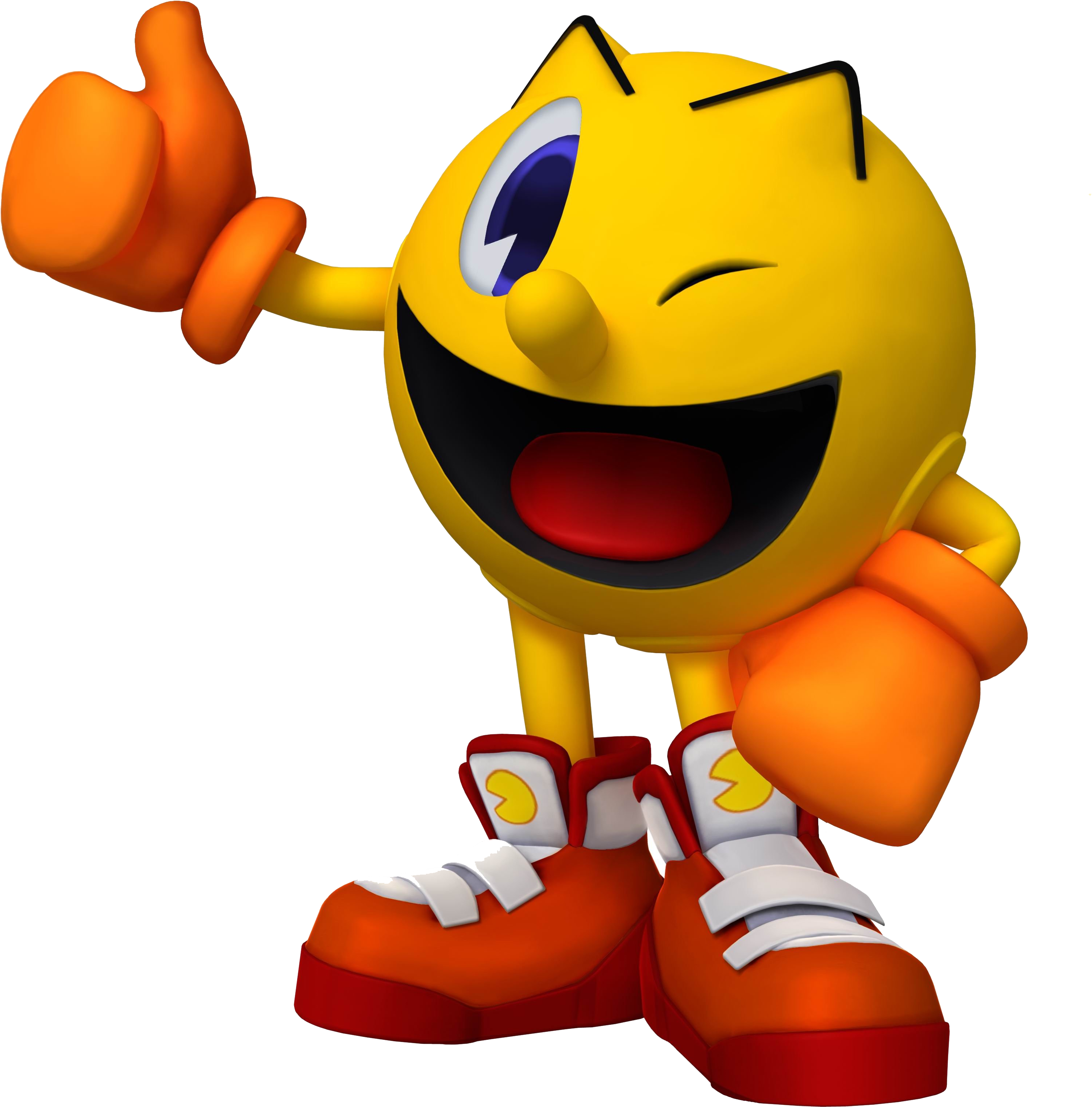 Pac-man Png Transparent Image - Super Smash Bros Pac Man (4096x4096)