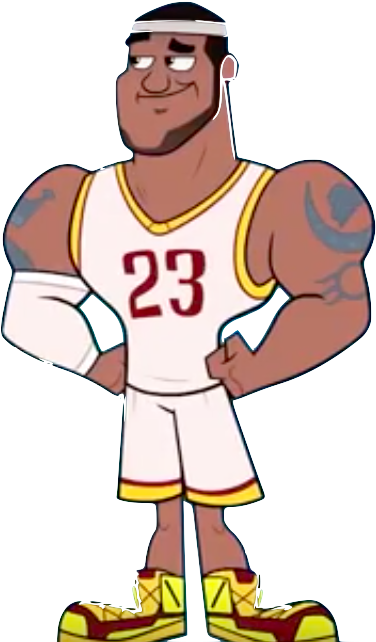 Lebron James Cartoon - Teen Titans Go Lebron James (404x647)