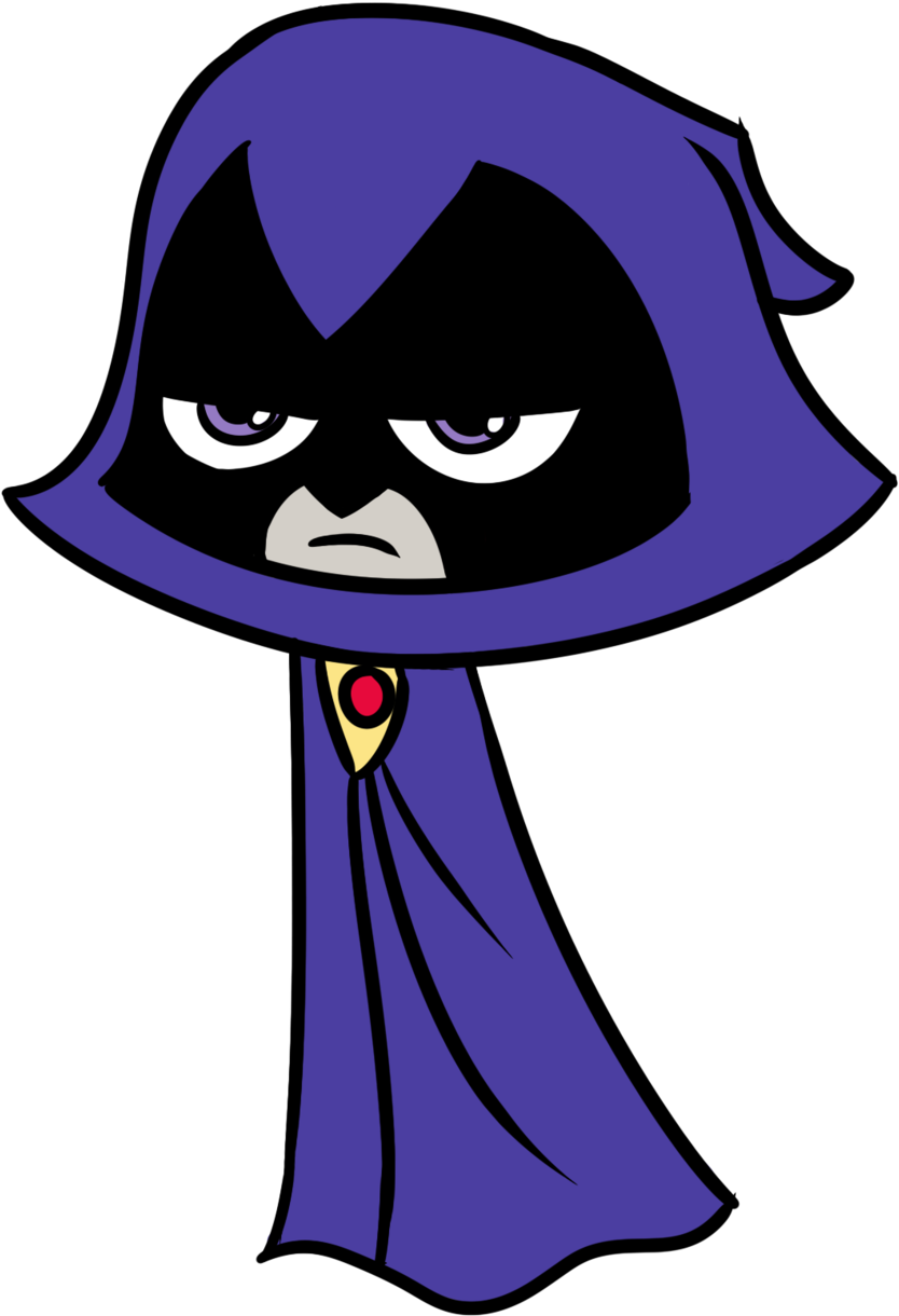 Raven Teen Titans Go Without Hood - Teen Titans Go Raven Hd (1024x1339)