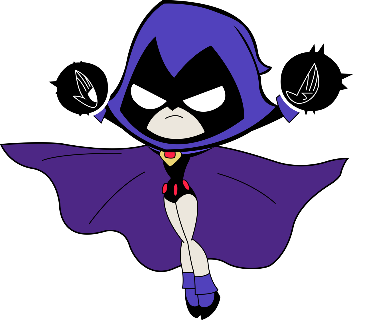Raven From Teen Titans Go (1280x1123)