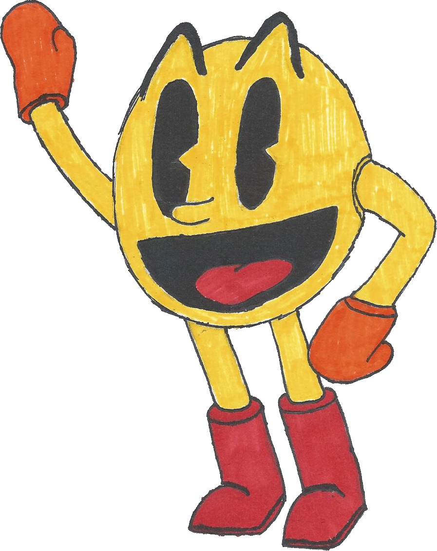 Pac Man Drawing At Getdrawings - Pac-man (897x1130)