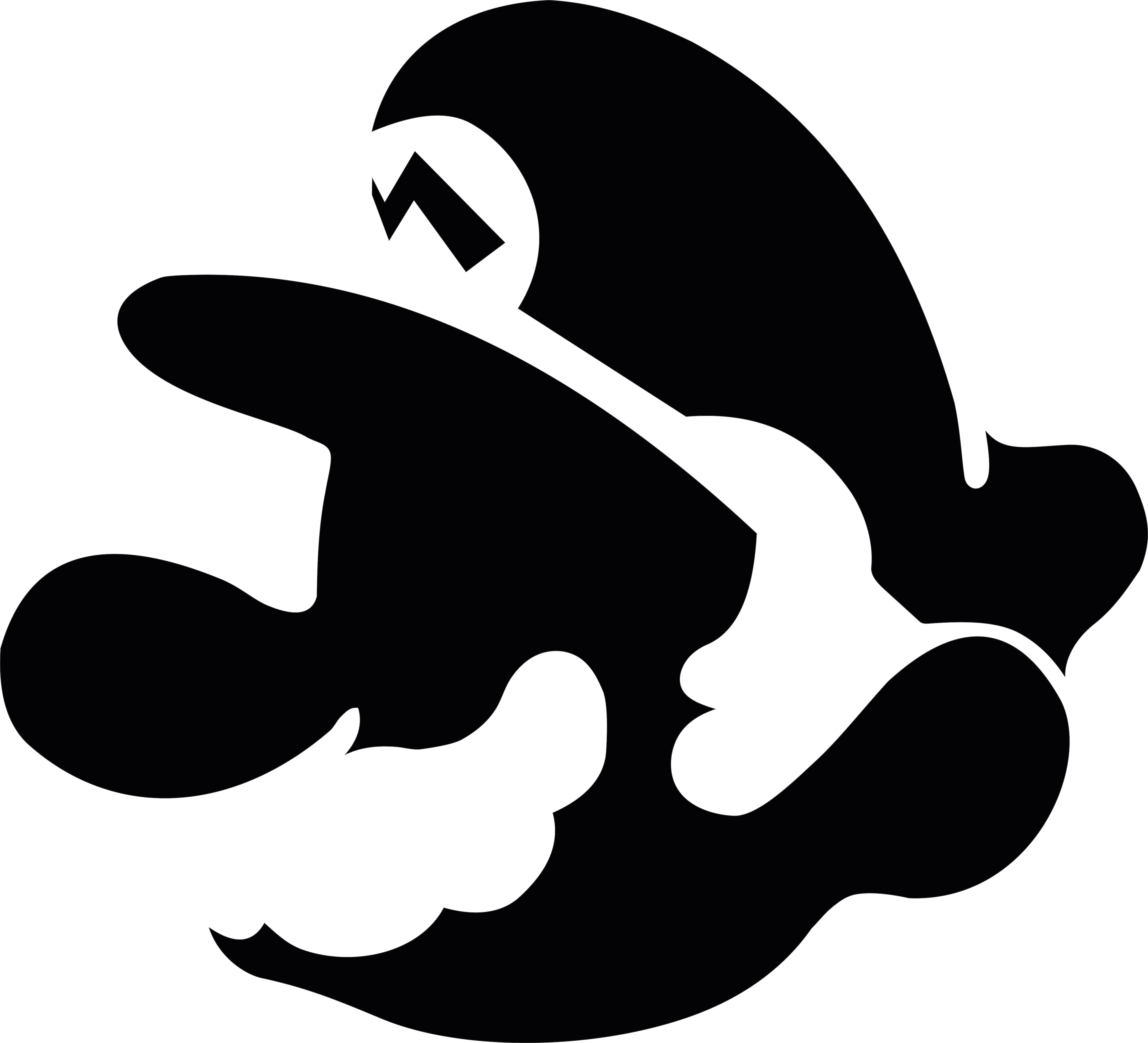 1 By Silver2012 On Clipart Library - Mario Stencil (4372x3971)