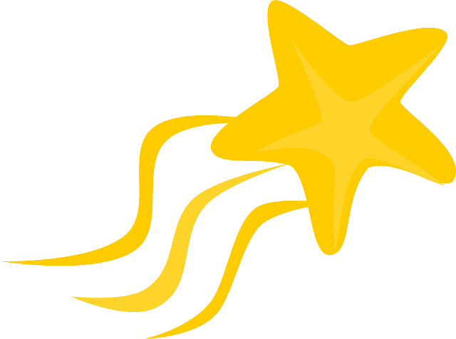 Ideas Para Decorar El Árbol De Navidad - Shooting Star Clipart (640x476)