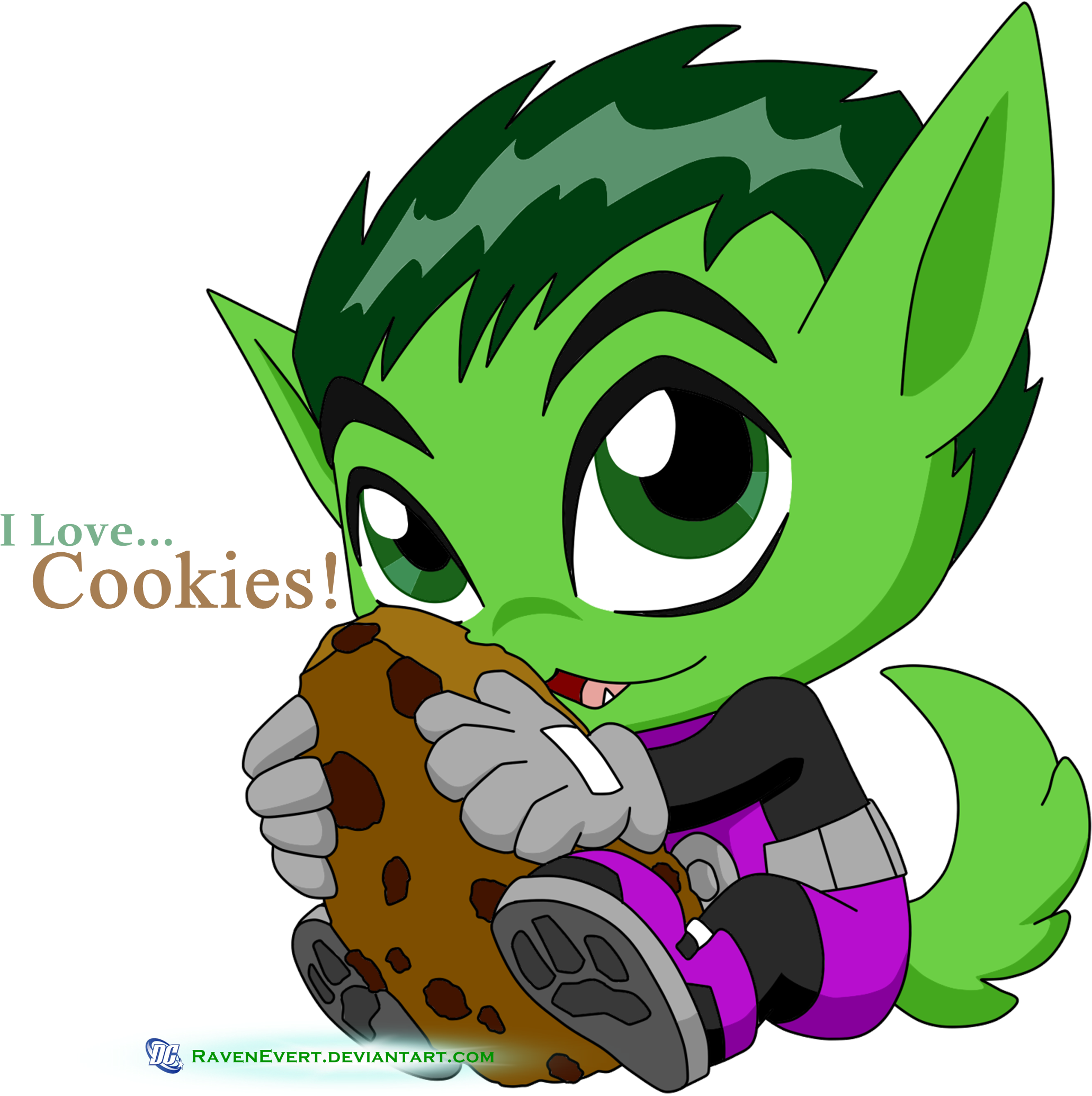 Beast Boy Teen Titans As Cat (2100x2100)