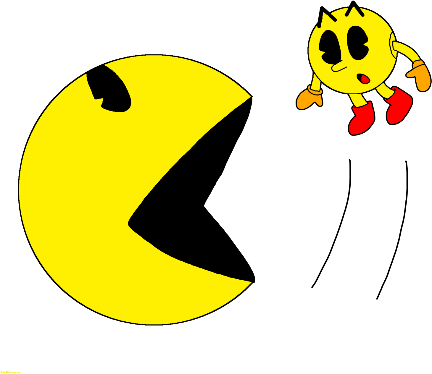 Pac Man Vs Pac Man By Marcospower On Deviantart Awesome - Pac-man (1600x1347)