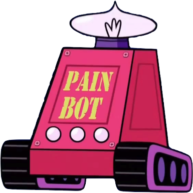 Beast Boy Teen Titans Go Cat Download - Pain Bot All I Know Is Pain (414x467)