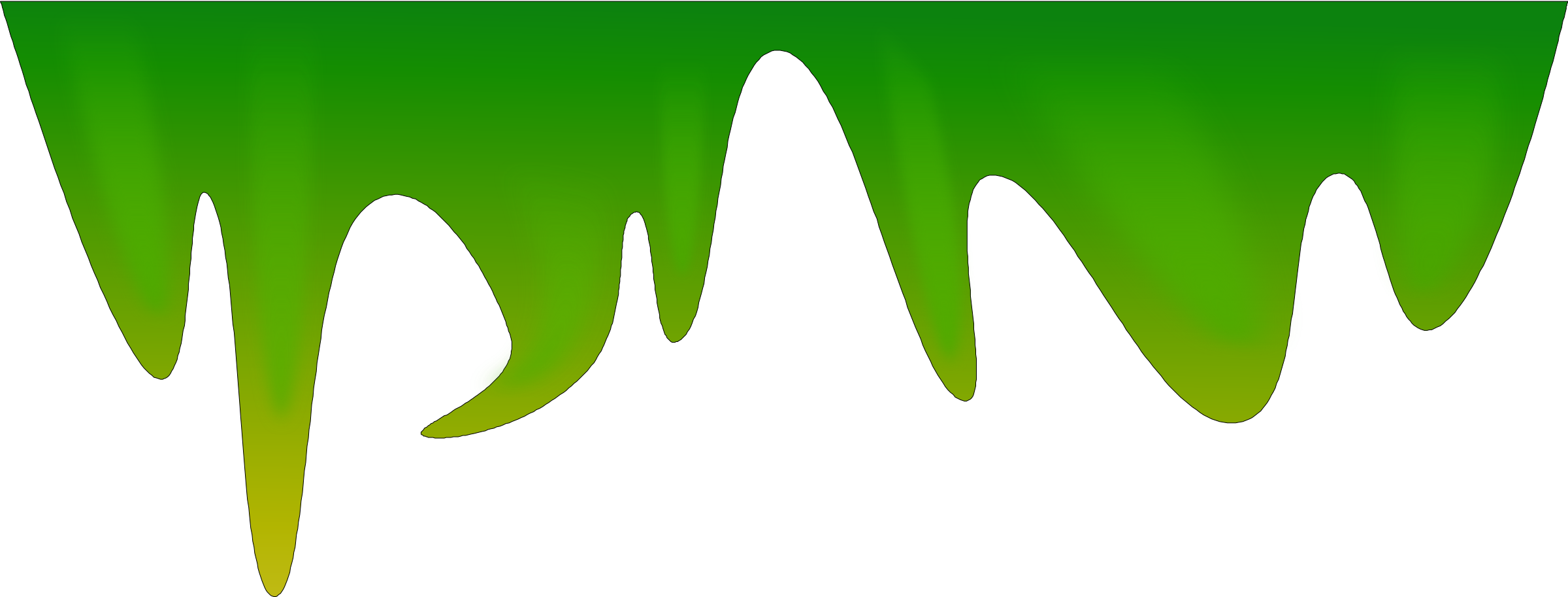 Slime Download Png - Slime Transparent Background (2400x913)