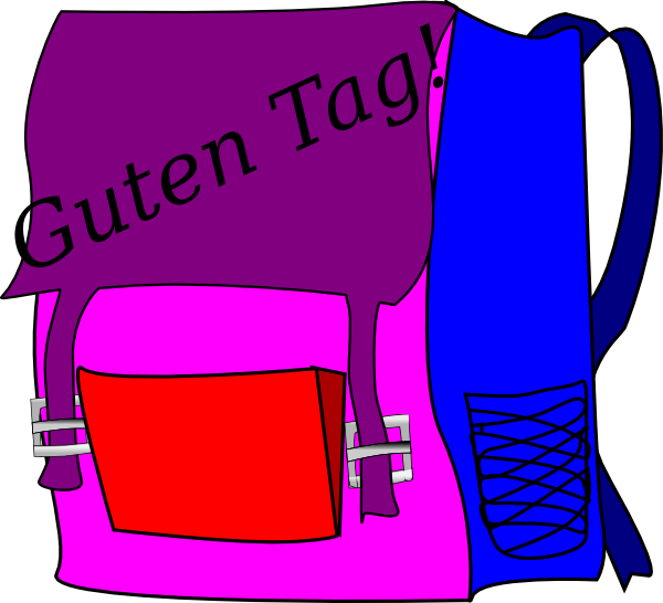 School Bag Clip Art (600x546)