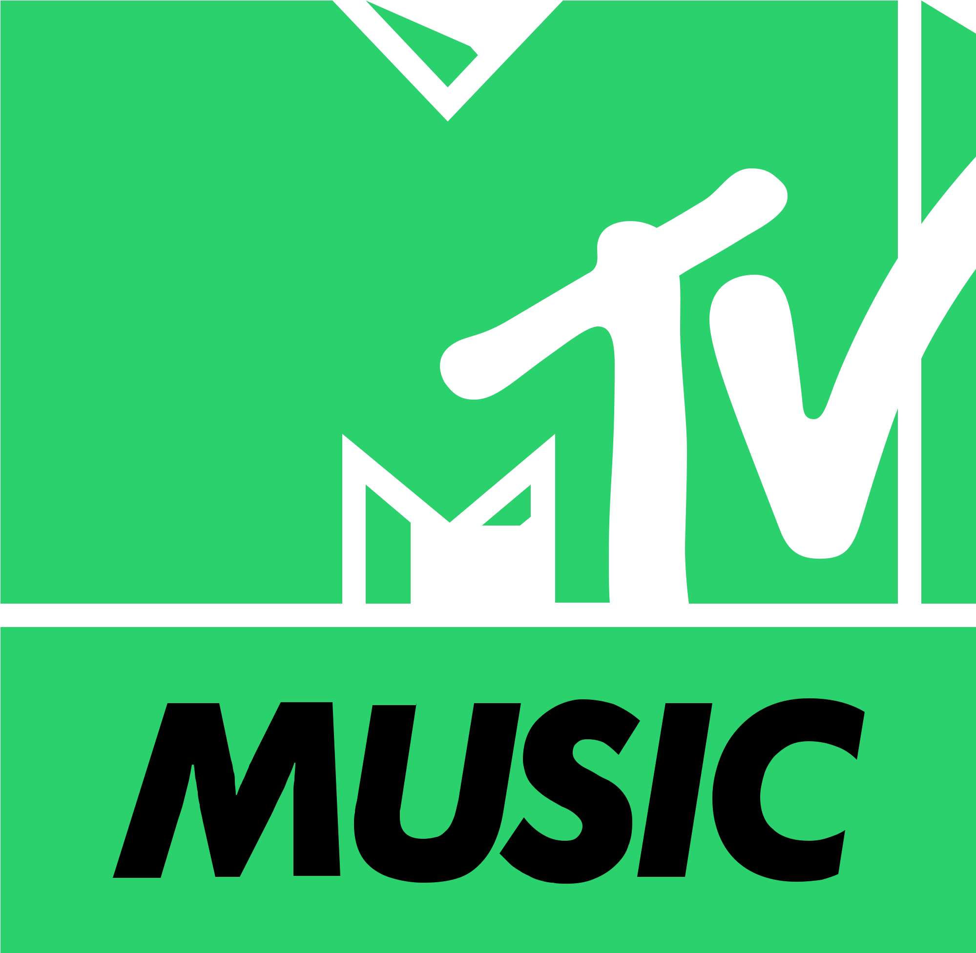 Open - Mtv Hits Logo Png (2000x1960)
