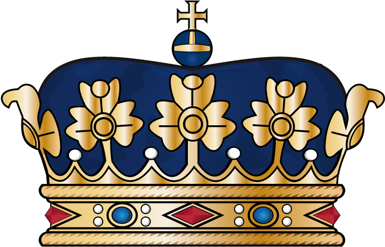 File French Heraldic Crowns Napoleonic Prince Souverain - King Crowns (750x481)