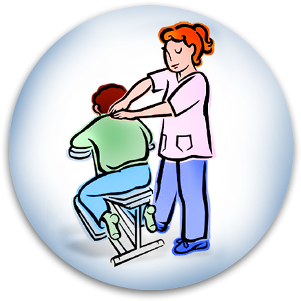 Massage Opportunities - Chair Massage Clip Art (450x445)