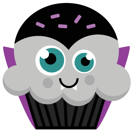Vampire Clipart Cupcake - Halloween Cupcake Clipart (432x432)