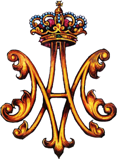 Monograma - Escudo De La Virgen Maria (553x553)