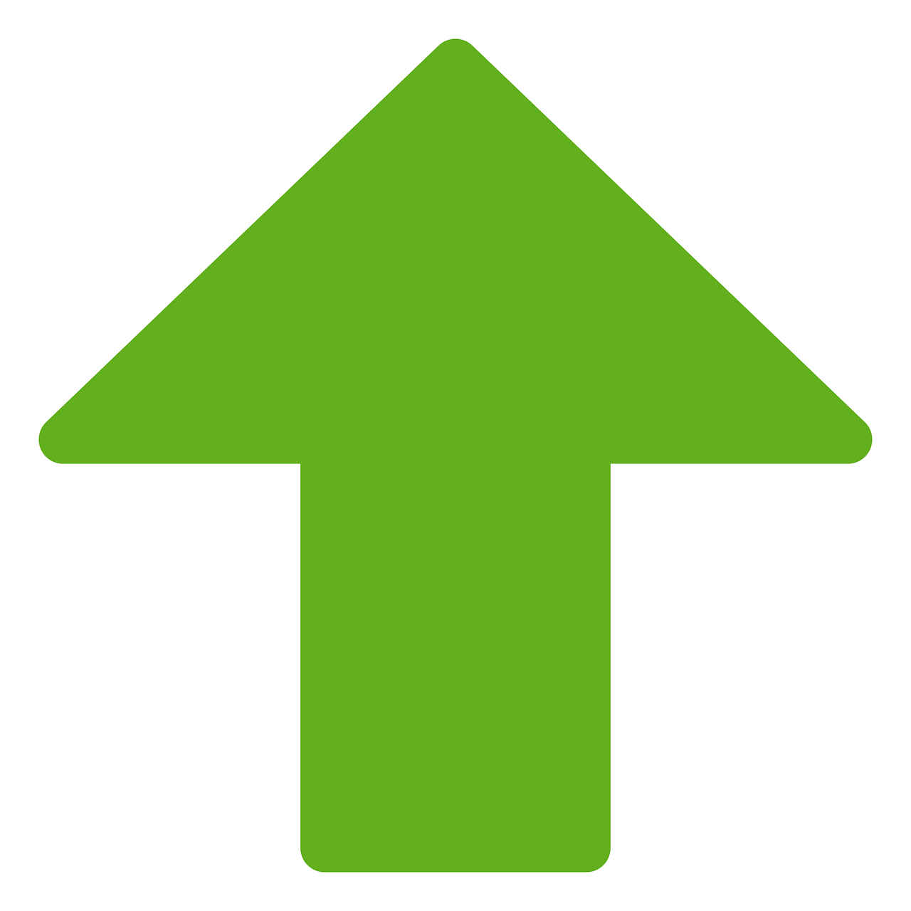 Green Arrow Png (1280x1280)
