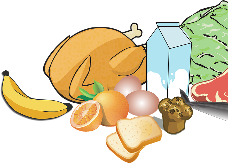Cover Image - Meat And Vegetables Clip Art (750x562)
