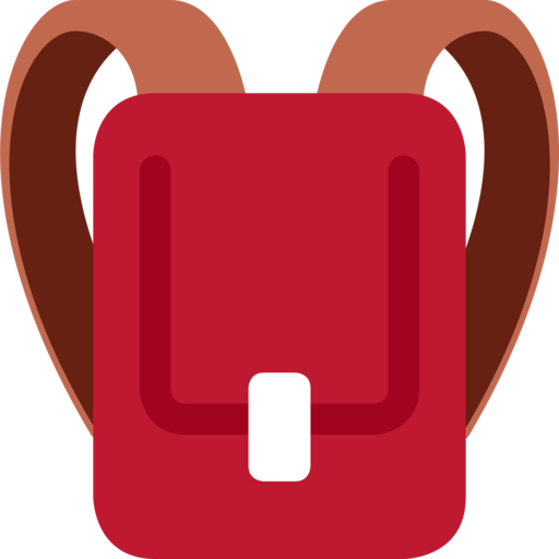 Twitter - Backpack Emoji Png (512x512)