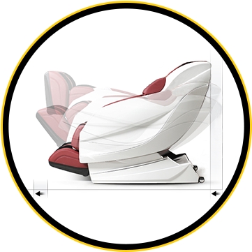 An Innovative Zero Space Allows The Chair To Slide - An Innovative Zero Space Allows The Chair To Slide (373x375)