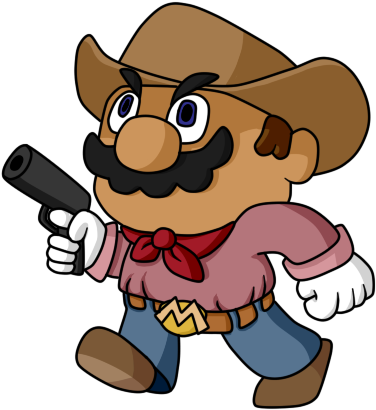Cowboy Mario By Klunsgod - Art (800x600)