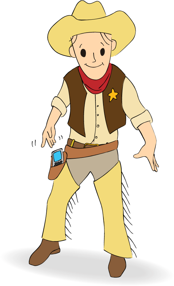 Bt Responsiveness Cowboy - Cartoon (618x1000)
