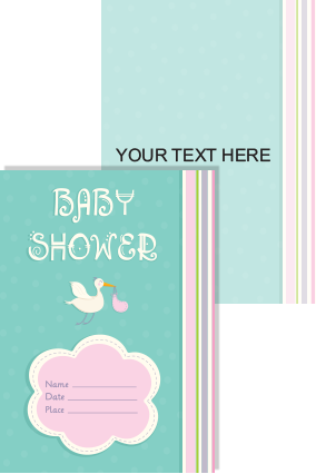 Beautiful Baby Shower Invitation Card - Wedding Invitation (284x426)