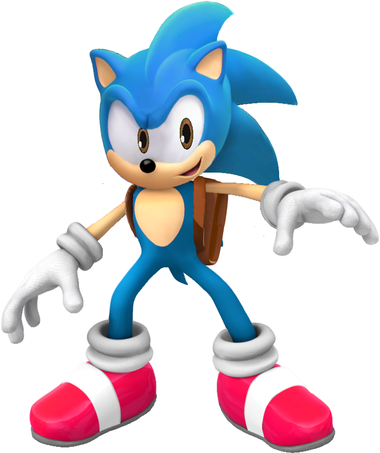 Sonic The Hedgehog Satam Modern Way Past Cool Backpack - Sonic Generations Classic Sonic (798x939)