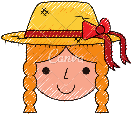 Cowboy Hat Clipart Chinese Farmer - Vector Graphics (800x800)