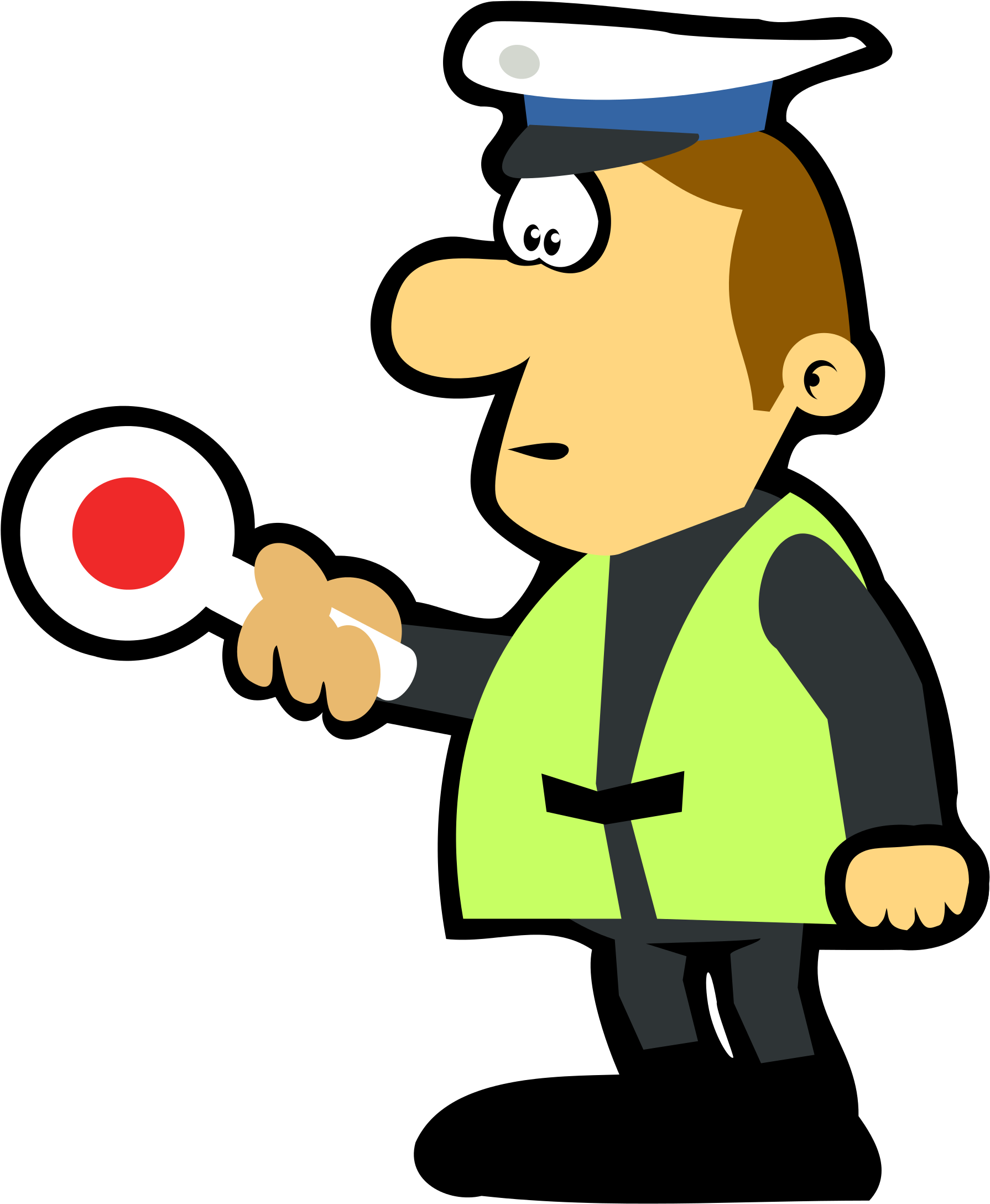 Policeman Cartoon 20, - Cartoon (2000x2828)