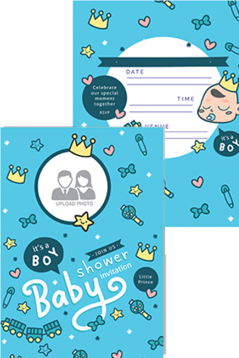 Baby Shower For Boy Namkaran Invitation Cards - Baby Shower (540x720)