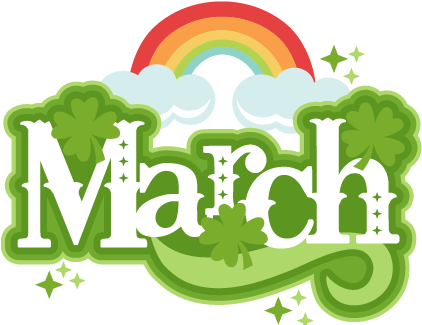 March Word Search Bundle - March Clipart (432x324)
