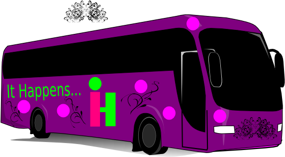 Tour Bus Clip Art (600x333)