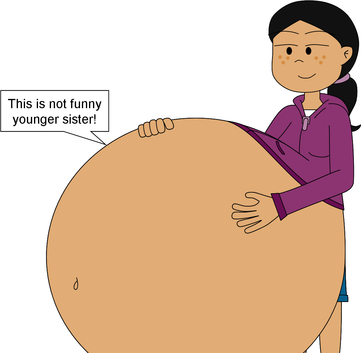 Ronnie Anne Ate Bobby By Angry-signs - Ronnie Anne (1261x1144)