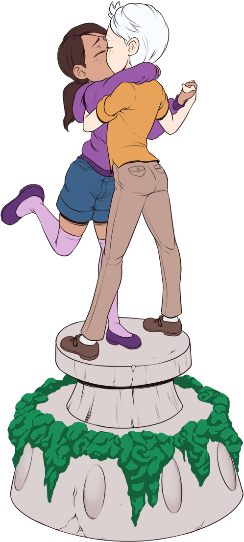 Luan Loud Purple - Lincoln Loud Ronnie Anne (900x1200)