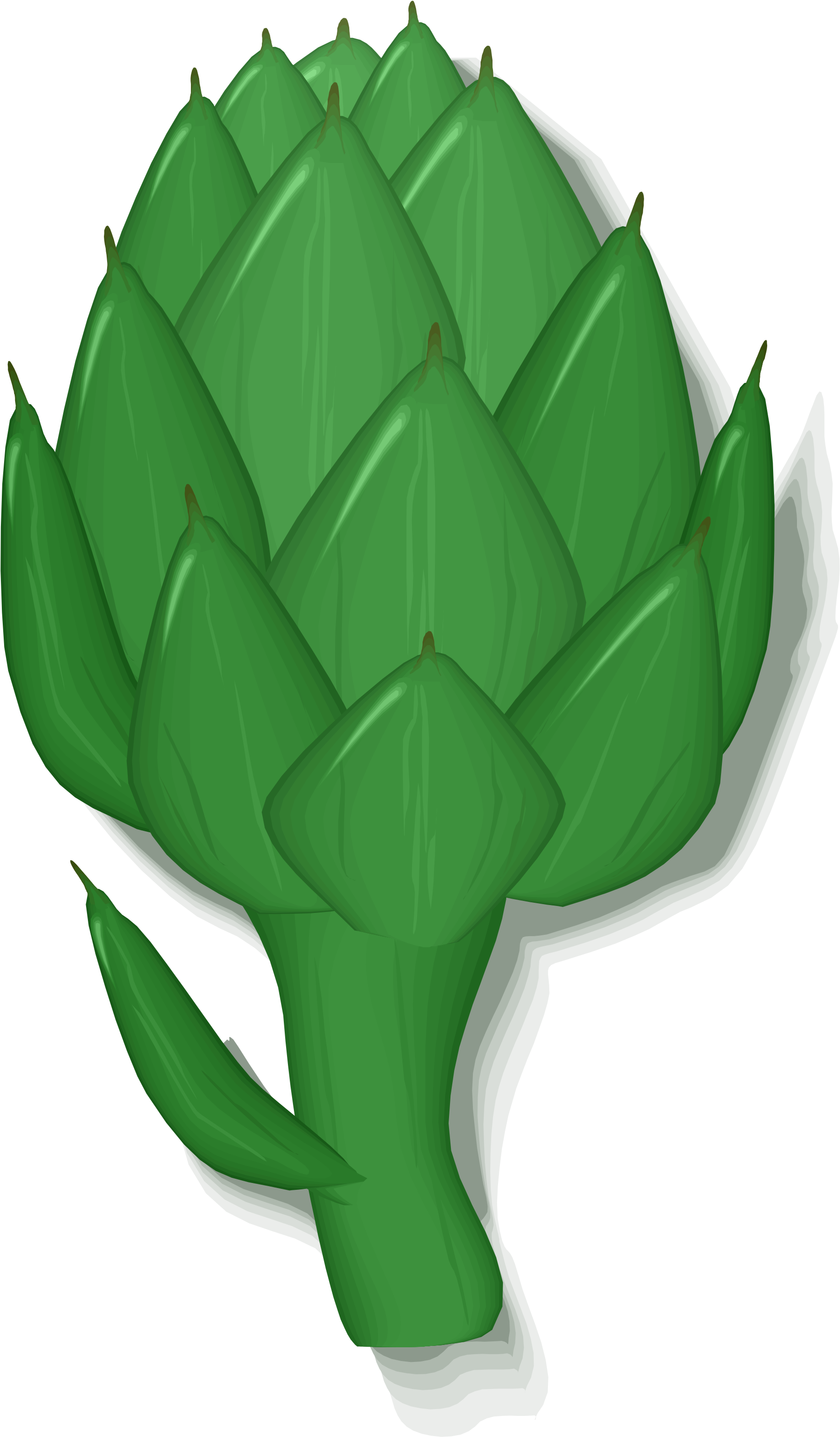 Clipart - - Artichoke Clipart (2000x3294)