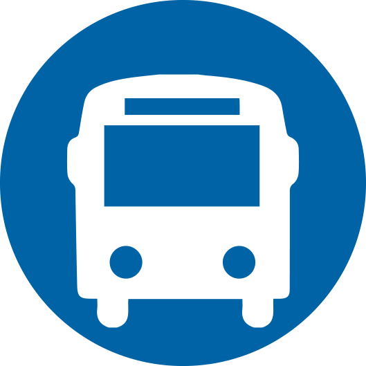 Bus Hire - Bus Symbol (529x529)