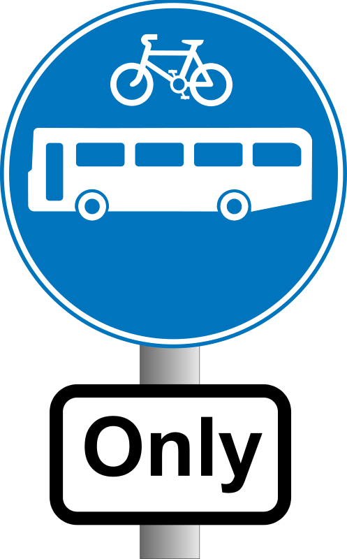 Free Roadsign Buses And Bikes Free Tourism And Services - Choose How You Move (497x800)