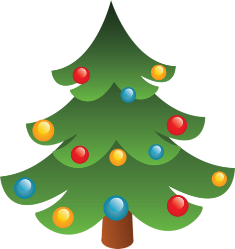 Christmas Tree - Christmas Border Clip Art (472x500)