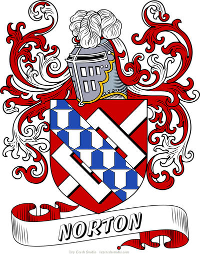 American Family Crests N O P Q Names - Chandler Coat Of Arms (400x507)