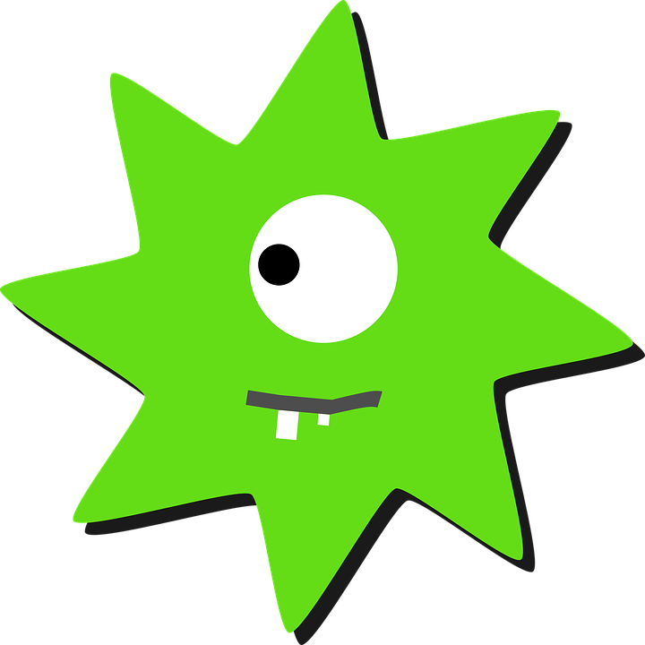 Bacteria Cliparts Green 8, - Bacteria (720x720)