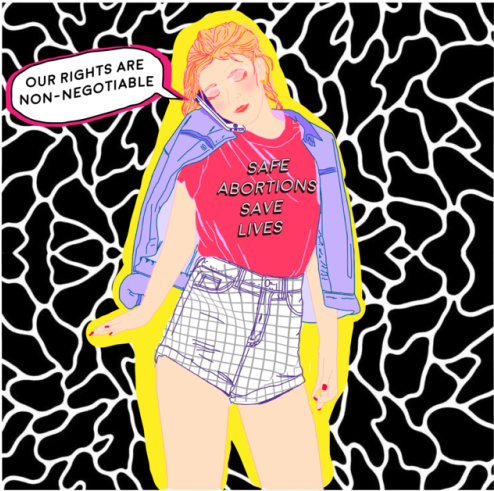 Safe Abortion, Saves Lives - Feminism (500x640)