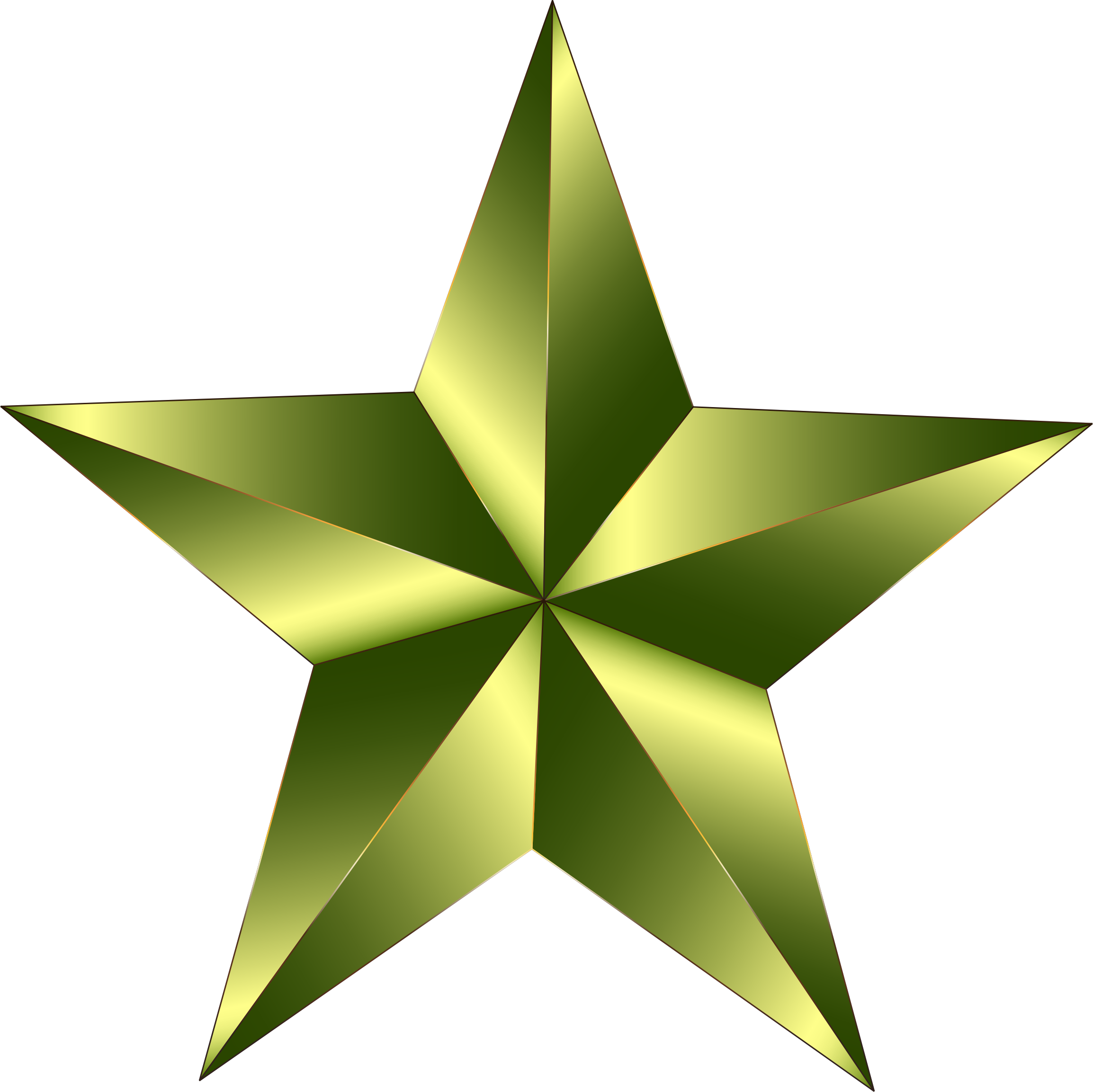Green Star Clip Art Medium Size - Stars That You Can Draw (2308x2307)