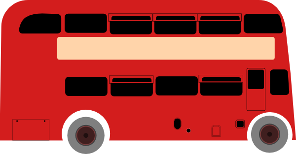 Double Decker Bus Png (600x313)