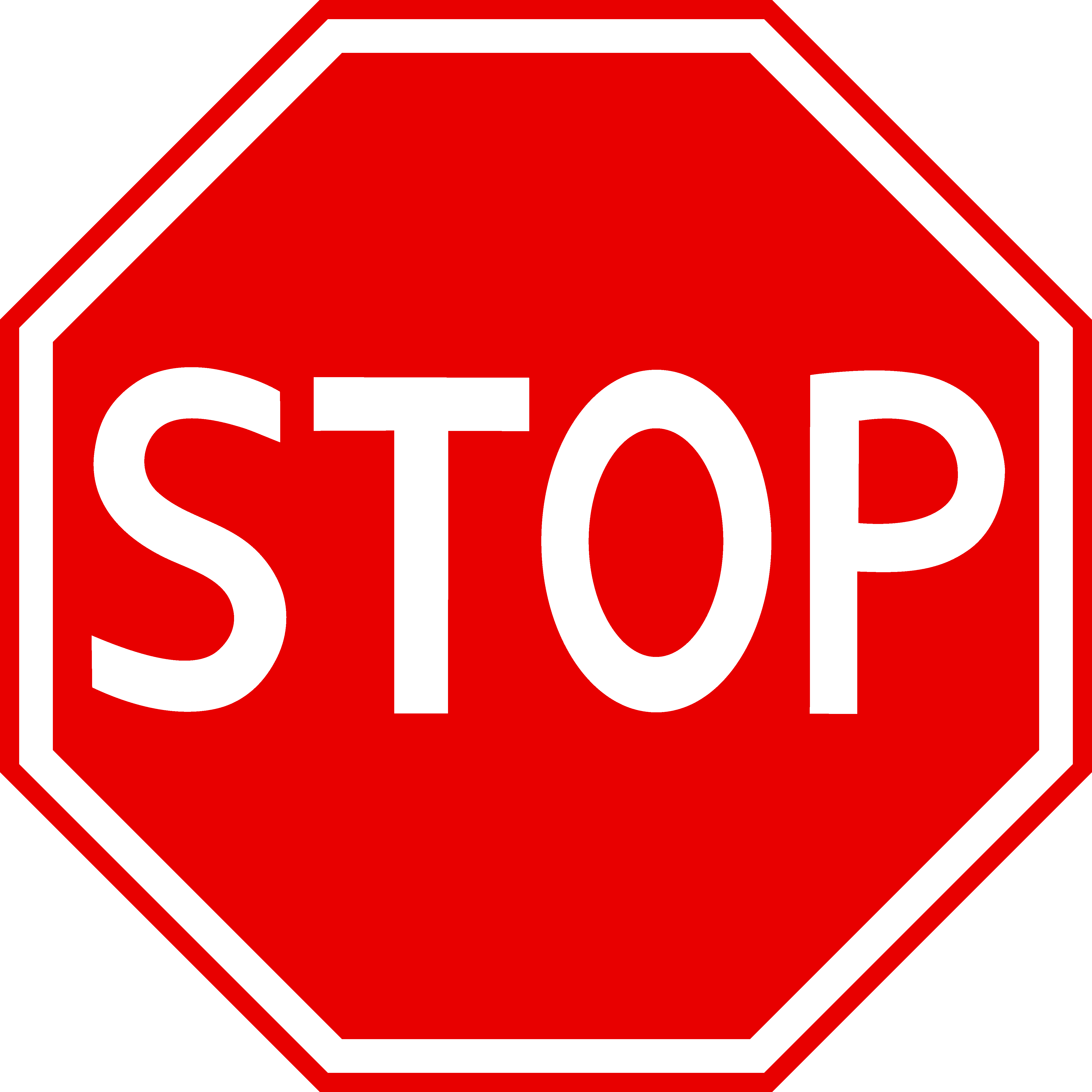 Red Stop Sign Clip Art - Stop Sign Clip Art (4731x4731)