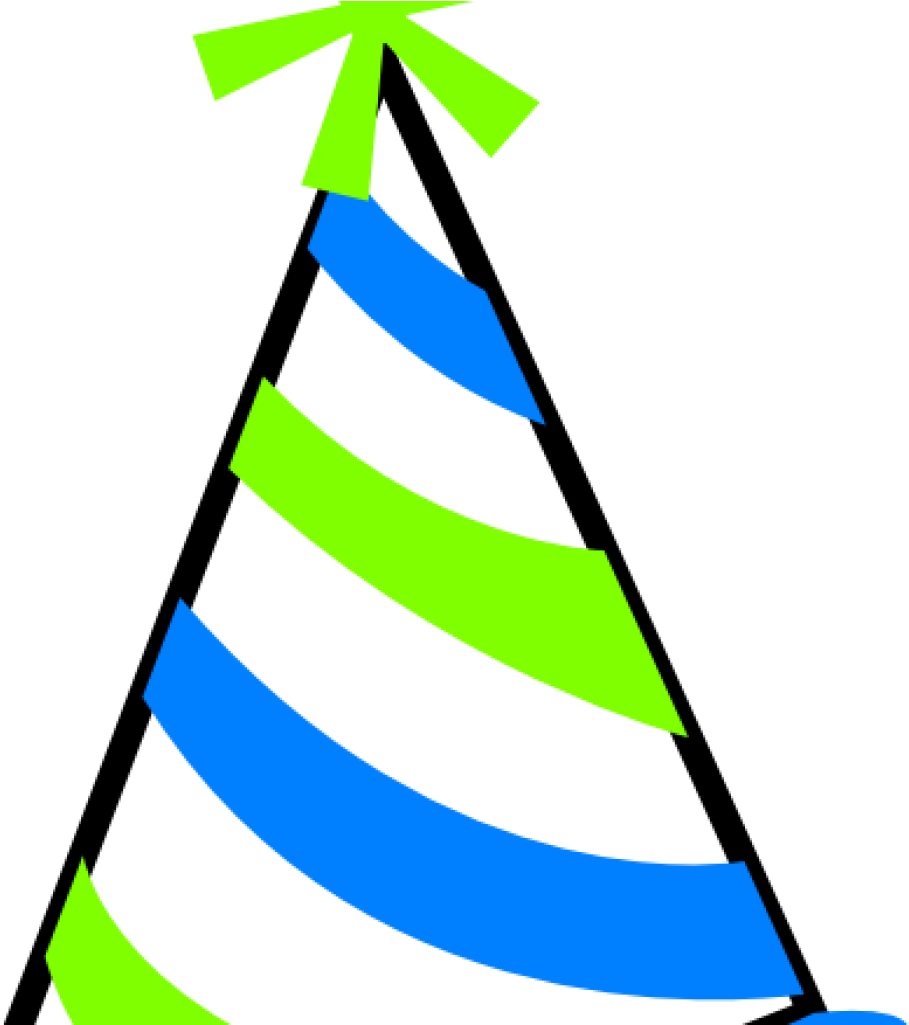 Party Hat Clip Art Green And Blue Party Hat Clip Art - Party Hat (1024x1024)