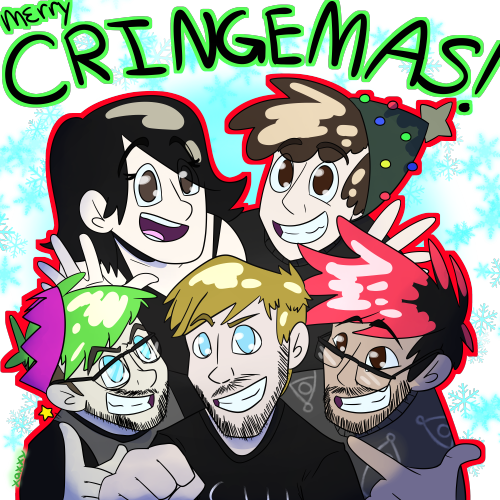 A Tribute To The Cringemas Stream - Cartoon (500x500)