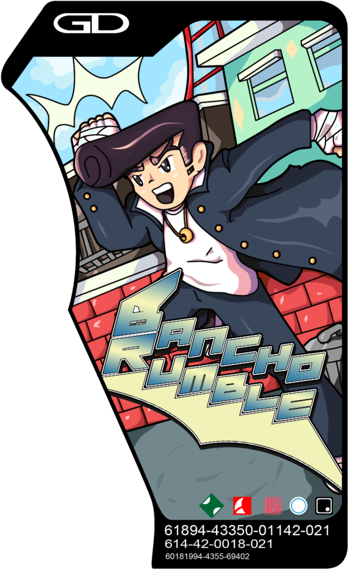 001 Premium Bancho Rumble Sticker By Netro32 - Banchō (707x1131)