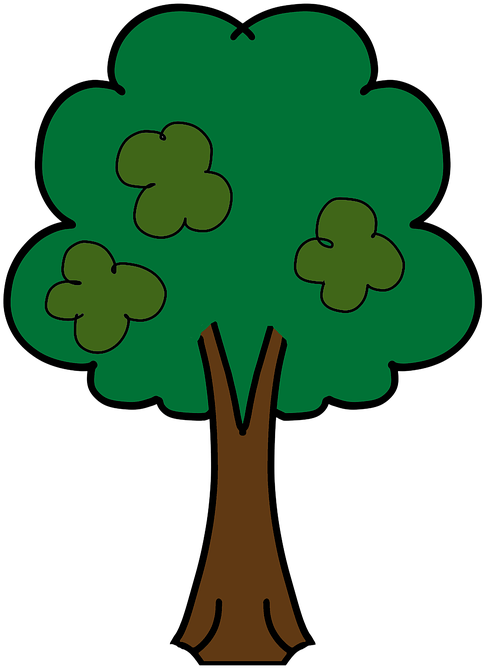 Oak Tree Cartoon 10, Buy Clip Art - Tree (883x1280)