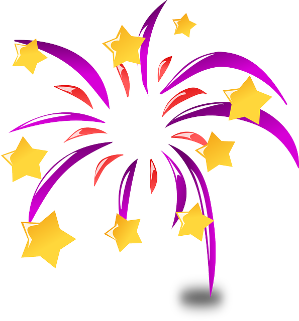 New Year, New Year's Day, Fireworks, Holidays - New Years Eve Icon Png (595x640)