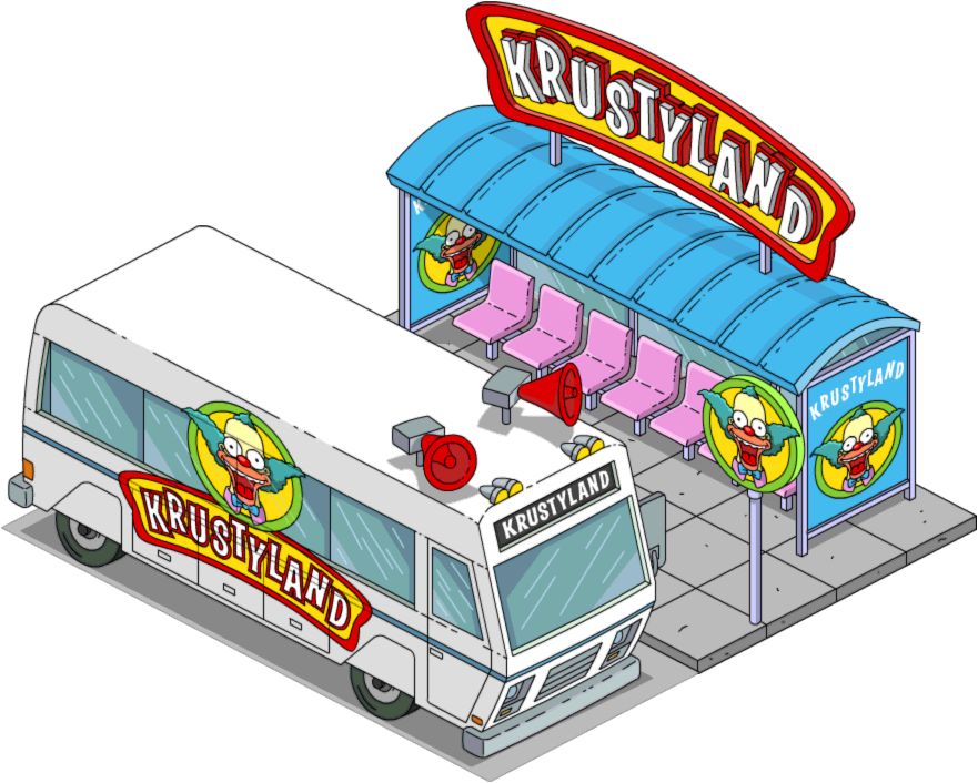The Krustyland Shuttle Bus - Portable Network Graphics (881x706)