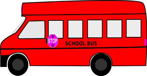 Ree Bus Clipart - School Bus Clip Art (600x311)